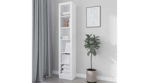 Стеллаж Билли 40x202x30 Белый Фасадный 0101 40*30*202 см,    Фиеста