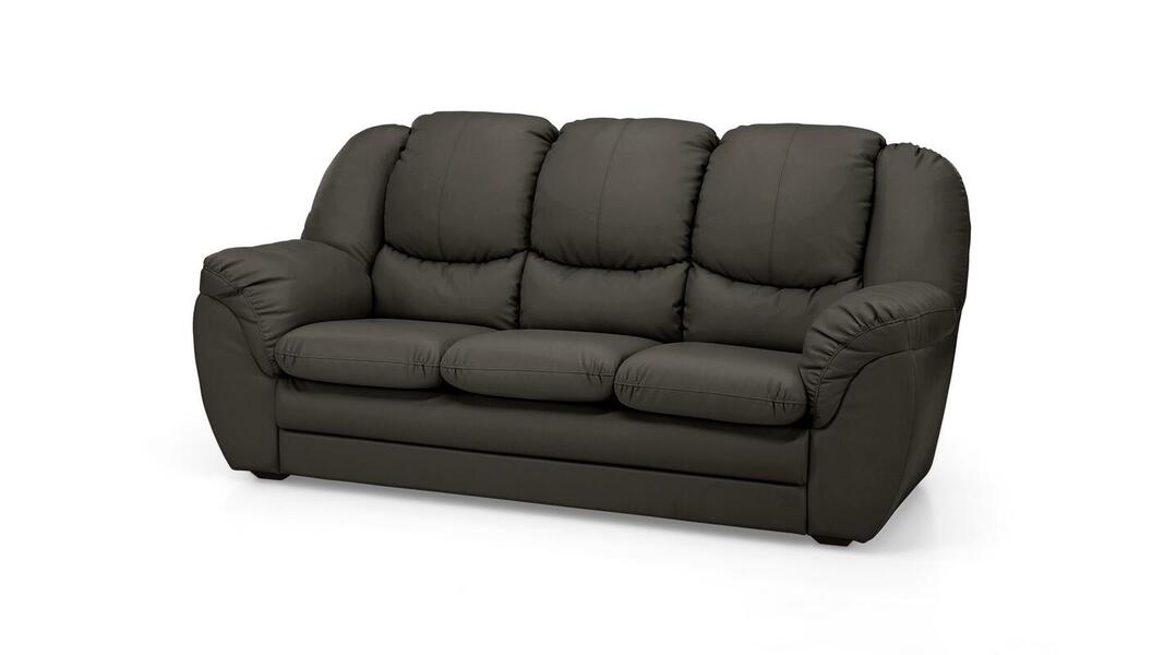 Диван Нимфа трехместный (французская раскладушка) Madras Браун 216*110*103 см, Коричневый Натуральная кожа Французская раскладушка Фиеста