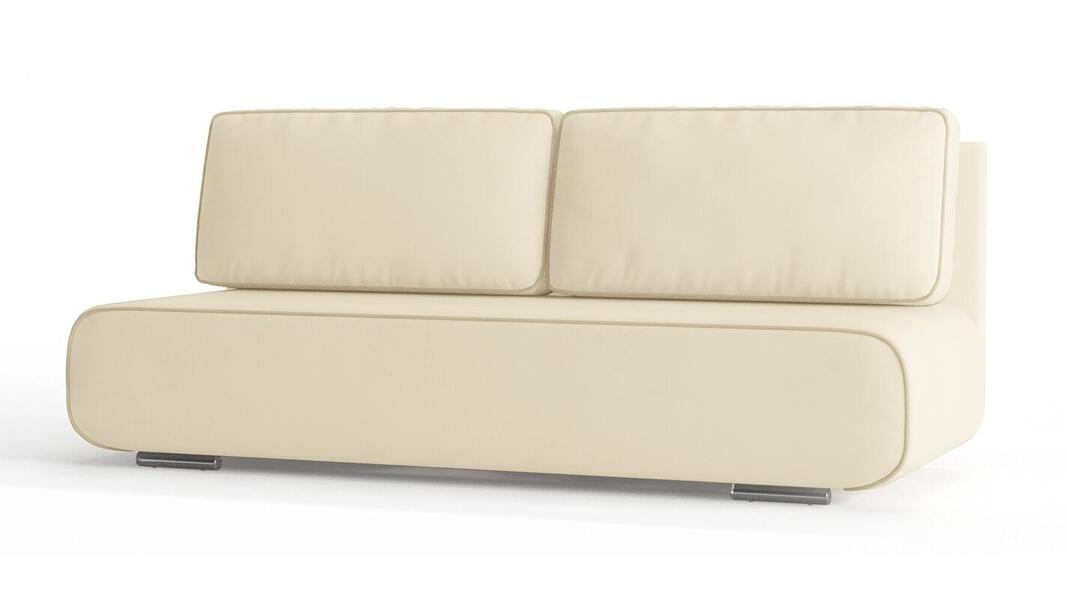 Диван Смайл Vivaldi 03 200*91*80 см, Бежевый Велюр Еврокнижка Фиеста