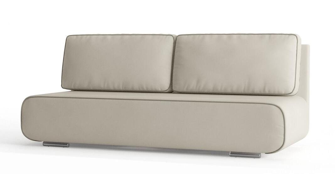 Диван Смайл Vivaldi 04 200*91*80 см, Бежевый Велюр Еврокнижка Фиеста