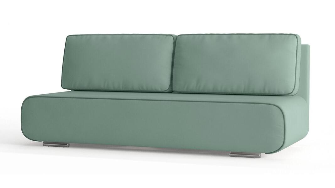 Диван Смайл Vivaldi 10 200*91*80 см, Зеленый Велюр Еврокнижка Фиеста