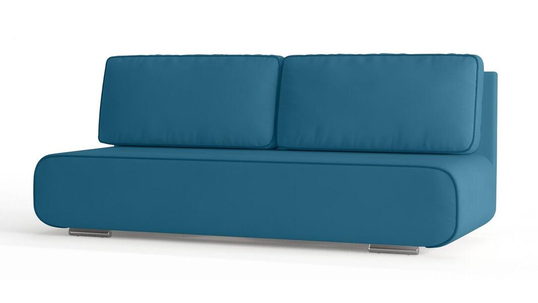 Диван Смайл Vivaldi 13 200*91*80 см, Синий Велюр Еврокнижка Фиеста