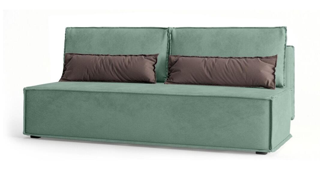 Диван Лофт Vivaldi 10 195*91*80 см, Зеленый Велюр Еврокнижка Фиеста