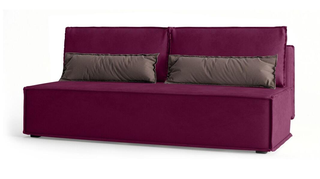 Диван Лофт Vivaldi 35 195*91*80 см, Фиолетовый Велюр Еврокнижка Фиеста