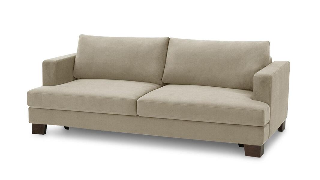 Диван Марсель Vivaldi 04 220*116*90 см, Бежевый Велюр Еврокнижка Фиеста