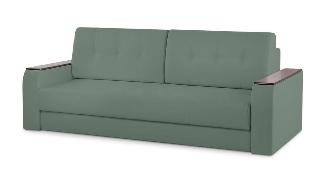 Диван Арго Лайт Vivaldi 10 230*94*80 см, Зеленый Велюр Еврокнижка Фиеста