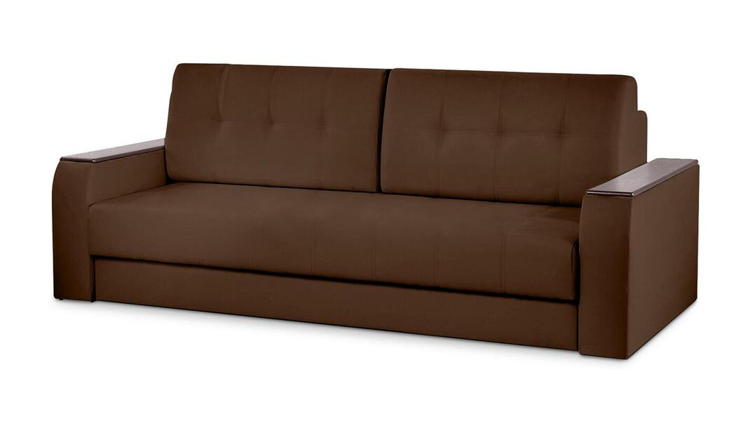 Диван Арго Лайт Vivaldi 23 230*94*80 см, Коричневый Велюр Еврокнижка Фиеста