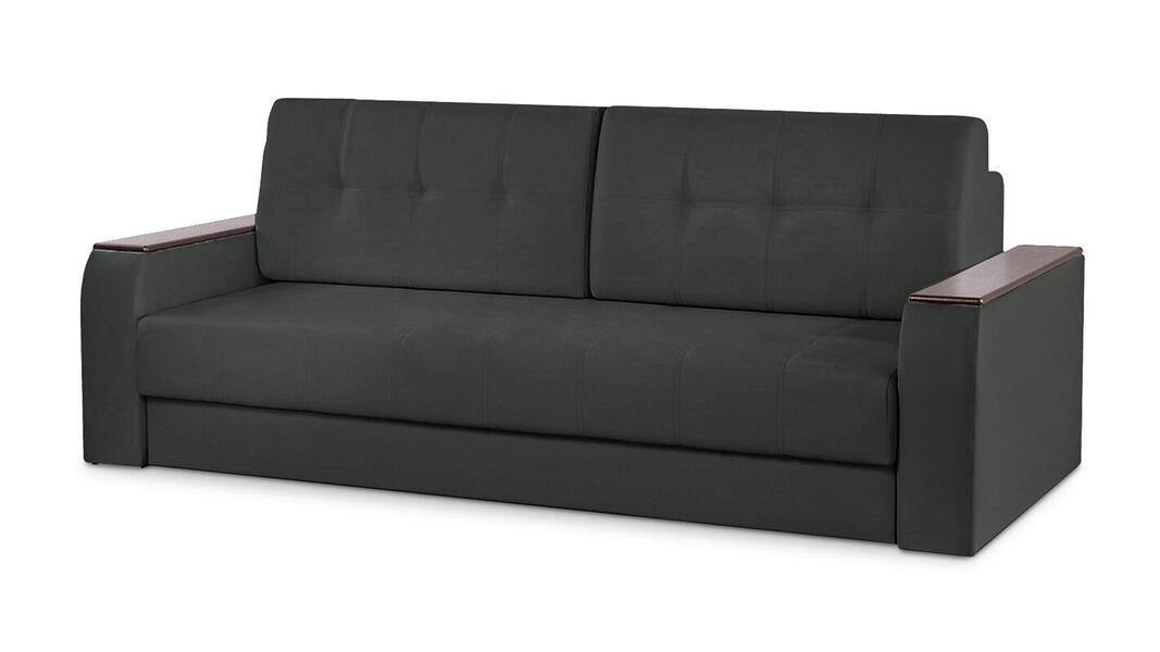 Диван Арго Лайт Vivaldi 37 230*94*80 см, Серый Велюр Еврокнижка Фиеста