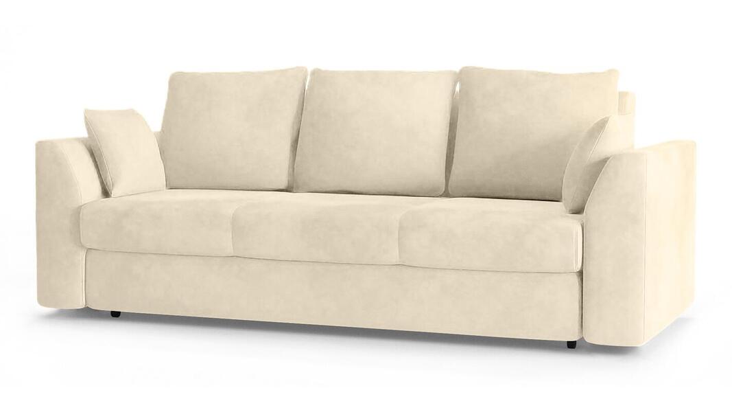 Диван Белфест Лайт Vivaldi 03 240*94*80 см, Бежевый Велюр Еврокнижка Фиеста