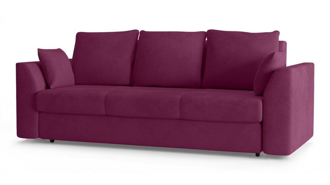 Диван Белфест Лайт Vivaldi 35 240*94*80 см, Фиолетовый Велюр Еврокнижка Фиеста