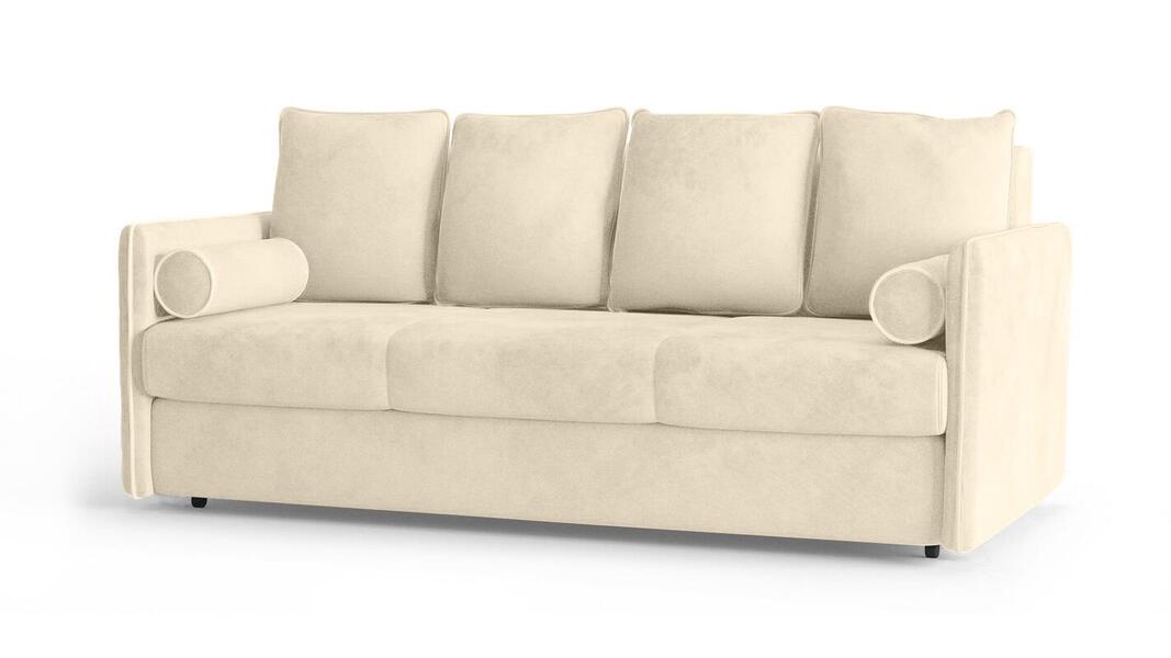 Диван Кардинал Лайт Vivaldi 03 208*94*80 см, Бежевый Велюр Еврокнижка Фиеста