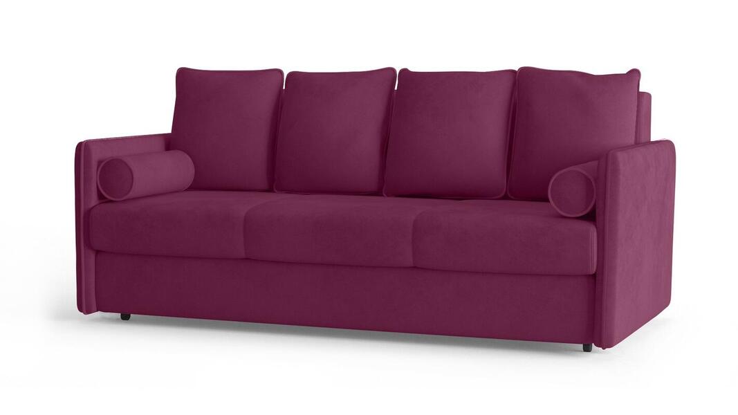 Диван Кардинал Лайт Vivaldi 35 208*94*80 см, Фиолетовый Велюр Еврокнижка Фиеста