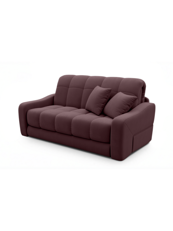 Диван Стелла Лайт Velutto 15 154*105*88 см, Бордовый Велютто Аккордеон Фиеста