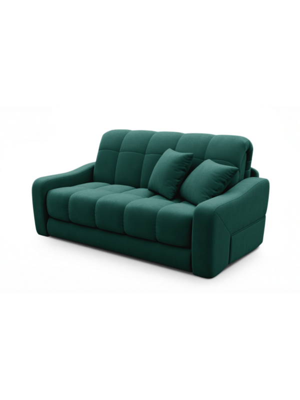 Диван Стелла Лайт Velutto 20 214*105*88 см, Зеленый Велютто Аккордеон Фиеста