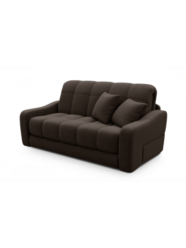 Диван Стелла Лайт Velutto 24 189*105*88 см, Коричневый Велютто Аккордеон Фиеста