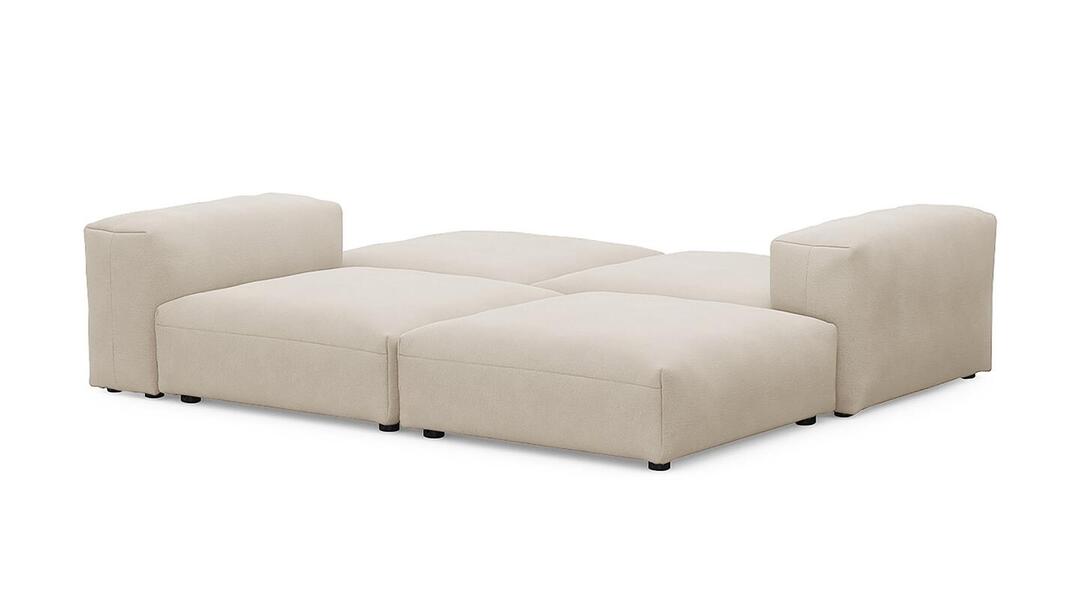 Диван Фиджи Velutto 16 242*211*62 см, Бежевый Велютто Нераскладной Фиеста