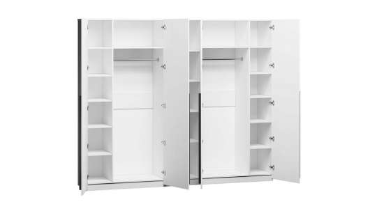 Спальня Лорена Пакс-1 Белый Фасадный 0101 360*50*210 см, Белый   Фиеста