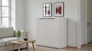 Тумба Лорена Пакс-1 Белый Фасадный 0101 110*44*90 см, Белый   Фиеста