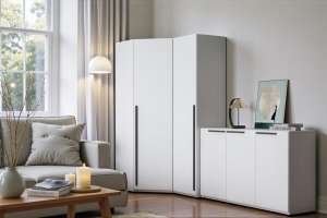 Спальня Лорена Пакс-2 Белый Фасадный 0101 305*90*210 см, Белый   Фиеста