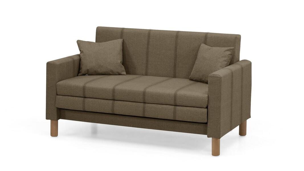 Диван Уют Лайт Strong 04 120*84*82 см, Коричневый Рогожка Выкатной Фиеста