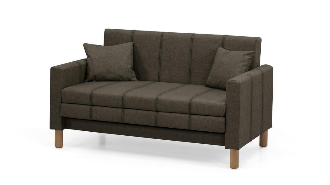 Диван Уют Лайт Strong 06 140*84*82 см, Коричневый Рогожка Выкатной Фиеста