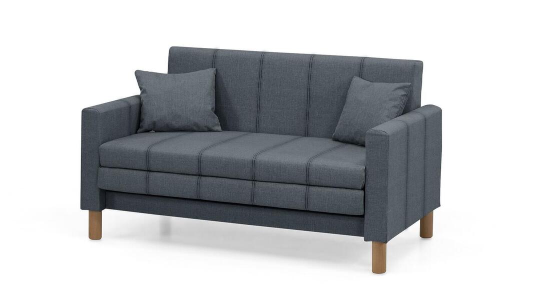 Диван Уют Лайт Strong Plus 10 120*84*82 см, Серый Рогожка Выкатной Фиеста