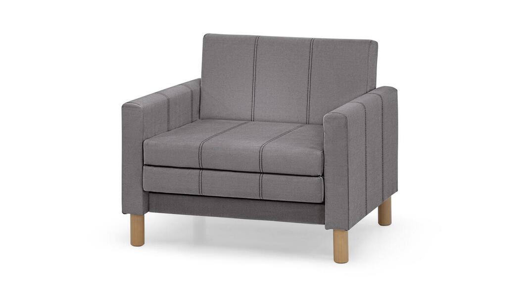 Кресло-кровать Уют С Velutto 19 95*84*82 см, Серый Велютто Выкатной Фиеста