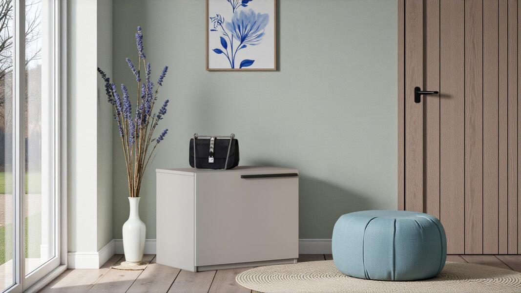 Обувница Лорена Пакс-1 Кашемир 5981 BS 59*43*48 см, Бежевый   Фиеста