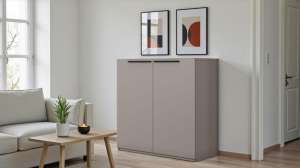 Тумба Лорена Пакс-1 Кашемир 5981 BS 110*44*90 см, Бежевый   Фиеста