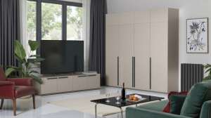 Гостиная Лорена Пакс-3 Кашемир 5981 BS 380*43*230 см, Бежевый   Фиеста