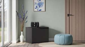 Обувница Лорена Пакс-1 Черный 0190 PE 59*43*48 см, Черный   Фиеста