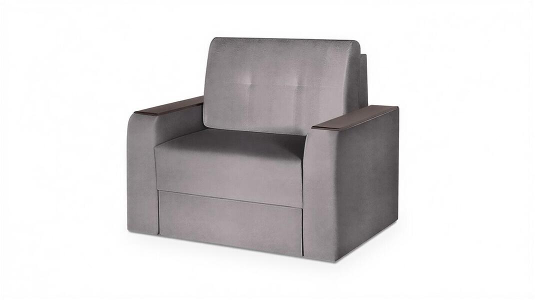 Кресло Арго Лайт Velutto 19 85*86*91 см, Серый Велютто Нераскладной Фиеста