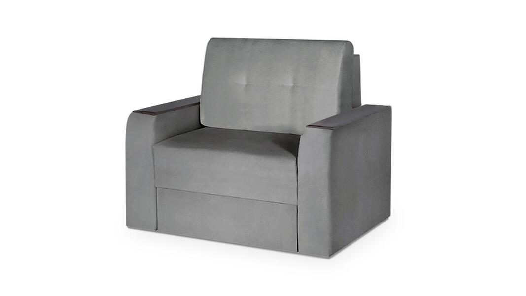 Кресло Арго Лайт Velutto 52 85*86*91 см, Серый Велютто Нераскладной Фиеста