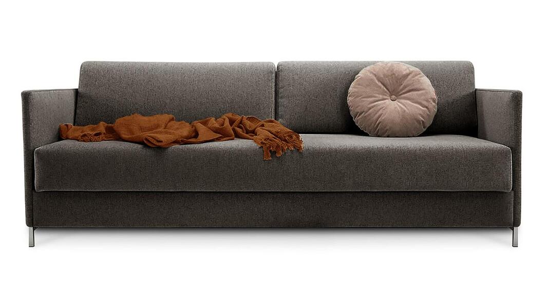 Диван Леонора Лайт Strong 06 226*109*105 см, Коричневый Рогожка Еврокнижка Фиеста