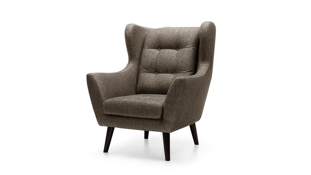 Кресло Ньюкасл Strong 04 89*85*105 см, Коричневый Рогожка Нераскладной Фиеста