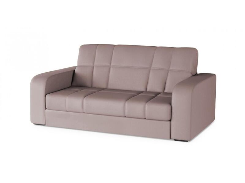 ***Диван Конрад Лайт 180 Vivaldi 04 (136811) 223*105*88 см, Бежевый Велюр Аккордеон Фиеста в наличии