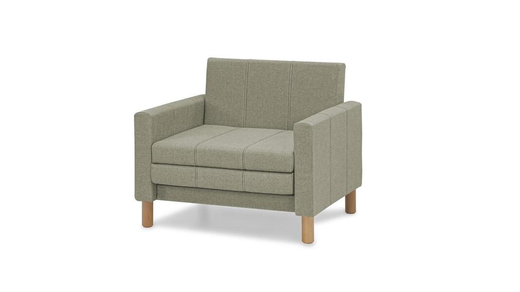 Кресло-кровать Уют Лайт Strong Plus 01 95*84*82 см, Серый Рогожка Выкатной Фиеста