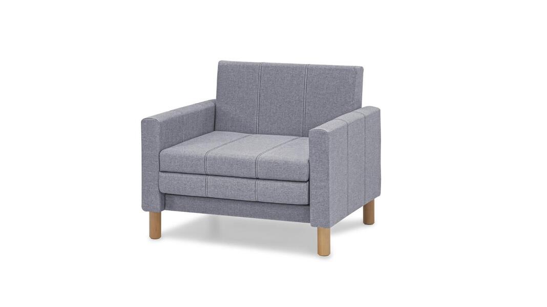 Кресло-кровать Уют Лайт Strong Plus 04 95*84*82 см, Фиолетовый Рогожка Выкатной Фиеста