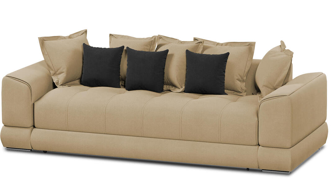 Диван Нордик Velutto 02 260*105*87 см, Бежевый Велютто Еврокнижка Фиеста