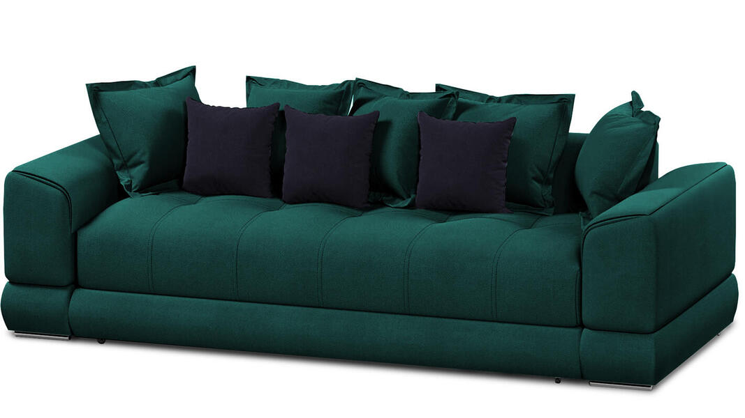 Диван Нордик Velutto 20 260*105*87 см, Зеленый Велютто Еврокнижка Фиеста