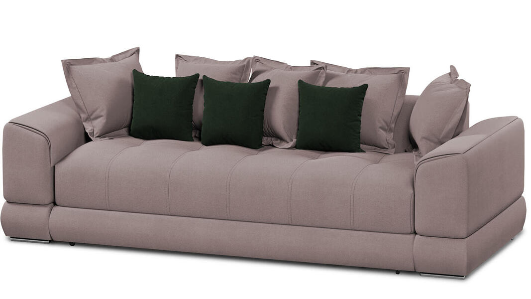 Диван Нордик Velutto 37 260*105*87 см, Розовый Велютто Еврокнижка Фиеста