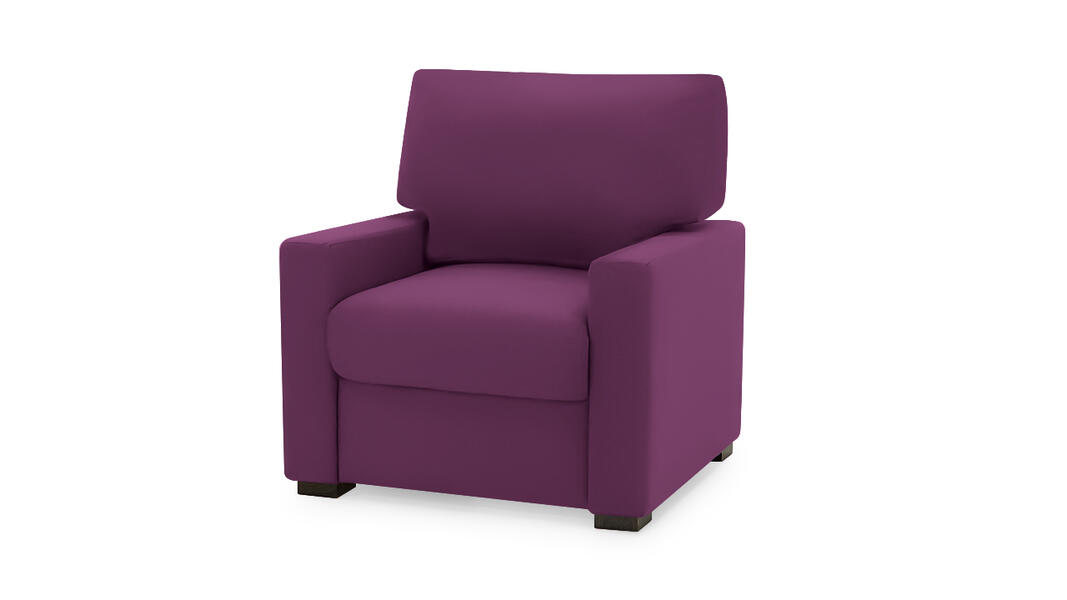 Кресло Непал Vivaldi 19 78*87*95 см, Фиолетовый  Нераскладной Фиеста