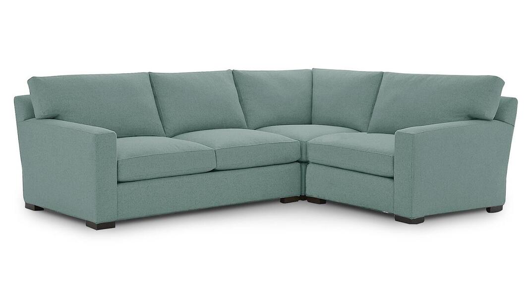 Угловой диван Непал (малый) Strong Plus 07 233*191*90 см, Зеленый Рогожка Еврокнижка Фиеста