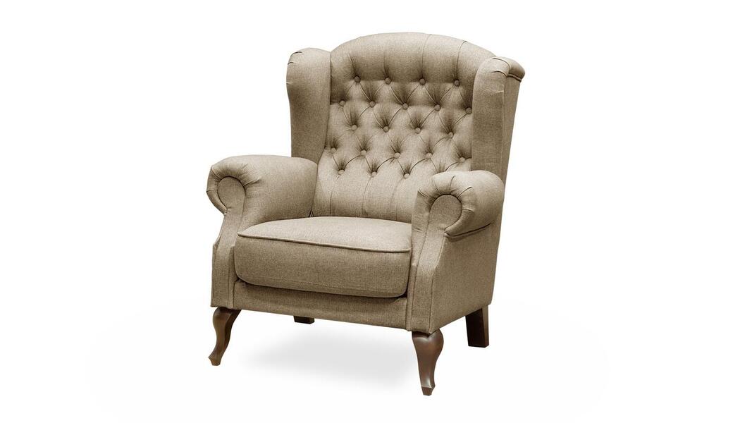 Кресло Адара Strong 01 83*85*100 см, Коричневый Рогожка Нераскладной Фиеста