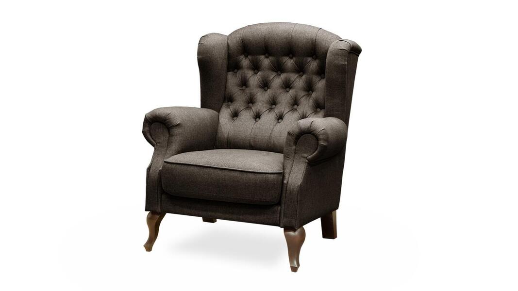 Кресло Адара Strong 06 83*85*100 см, Коричневый Рогожка Нераскладной Фиеста