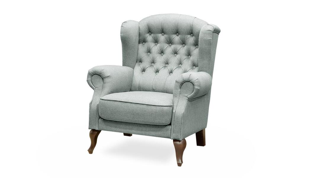 Кресло Адара Strong Plus 02 83*85*100 см, Серый Рогожка Нераскладной Фиеста