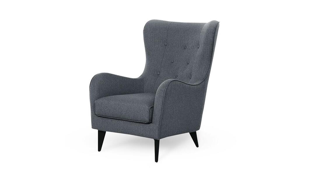 Кресло Бирмингем Strong Plus 10 76*92*101 см, Серый Рогожка Нераскладной Фиеста