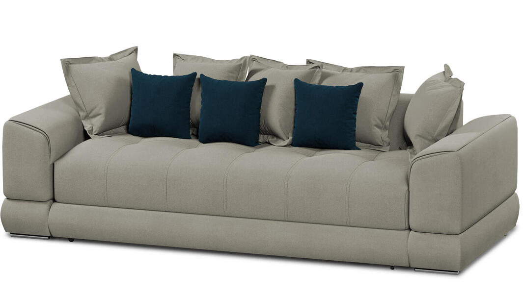 Диван Нордик Vivaldi 04 260*105*87 см, Бежевый Велюр Еврокнижка Фиеста