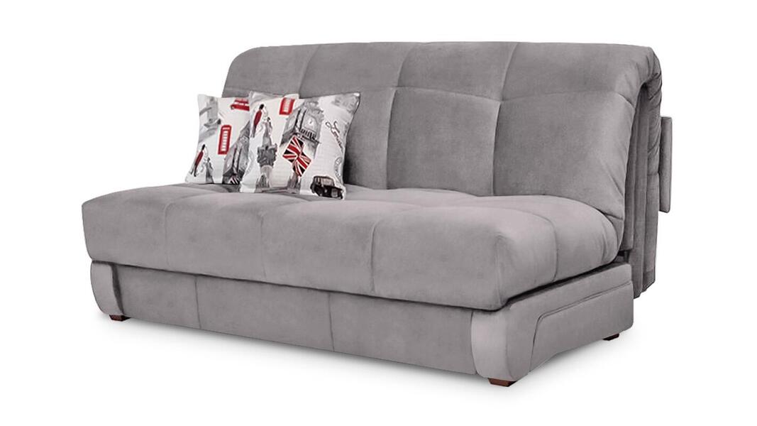 Диван Юпитер Velutto 19 160*115*95 см, Серый Велютто Аккордеон Фиеста