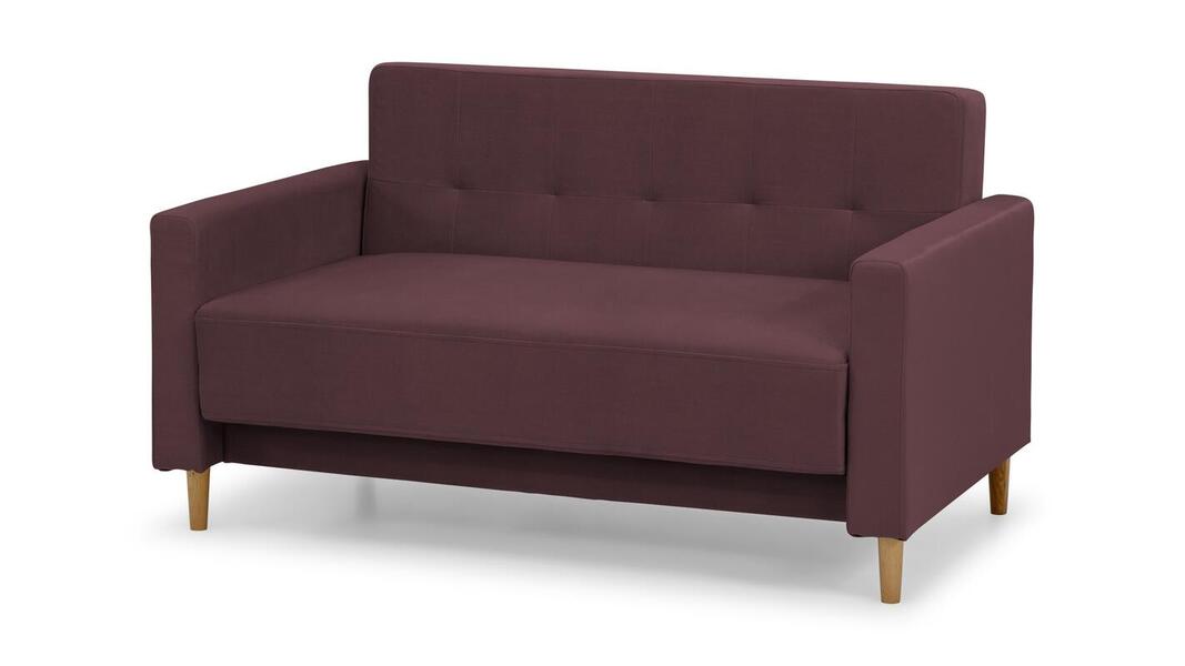 Диван Топ Лайт Velutto 15 120*87*82 см, Бордовый Велютто Выкатной Фиеста